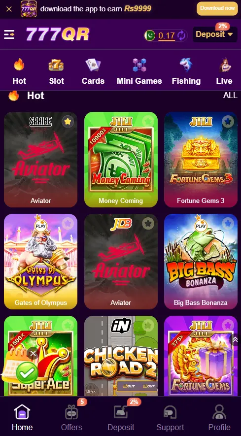 777QR Game